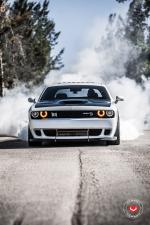 Dodge Challenger SRT Hellcat on Vossen Wheels (LC-101) 2018 года